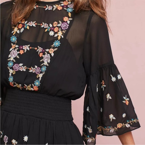 Maeve Anfisa Embroidered Tunic Dress - Picture 4 of 10